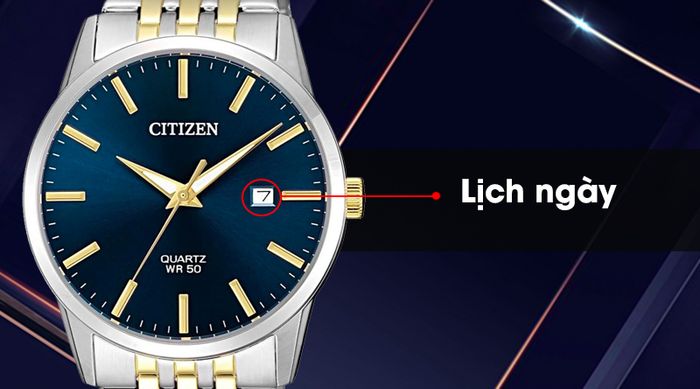 Đồng hồ Nam Citizen BI5006-81L có lịch ngày tiện ích