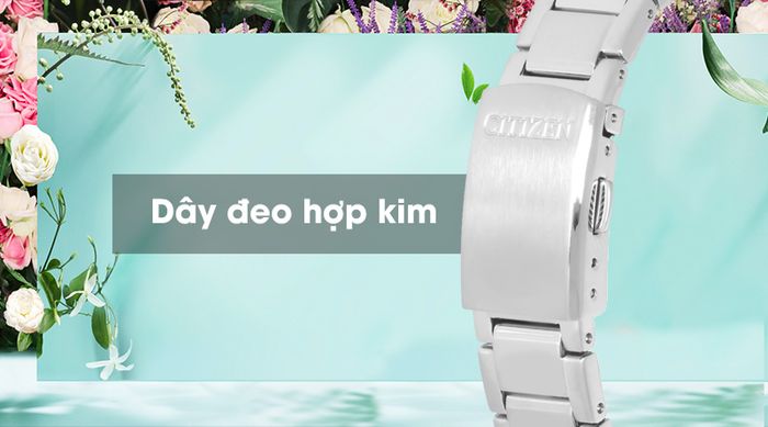 Đồng hồ nữ Citizen FE6024-55B - Eco-Drive có dây đeo hợp kim