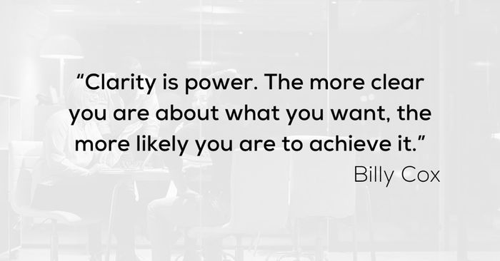 Clarity is power