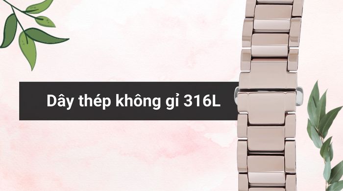 Chất liệu dây đeo của mẫu đồng hồ