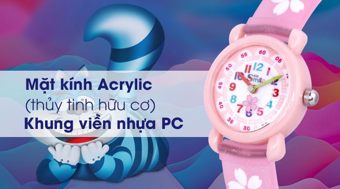 Đồng hồ trẻ em Smile Kid SL044-01 có khả năng chịu va đập tốt