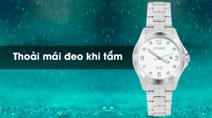 Đồng hồ nữ Citizen EU6080-58D có hệ số chống nước 5 ATM