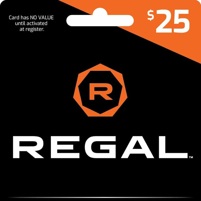 An image of a Regal gift card is shown