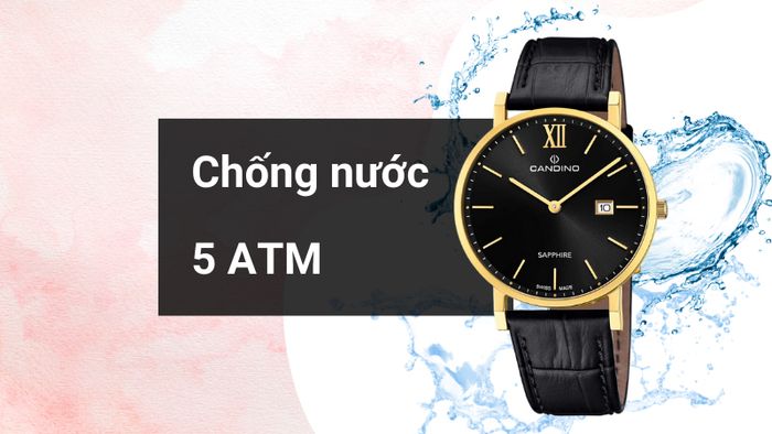 Khả năng kháng nước của mẫu đồng hồ
