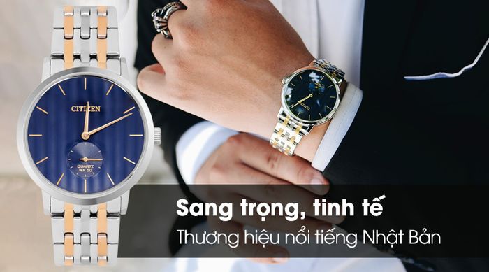 Đồng hồ nam Citizen BE9174-55L có kiểu dáng lịch lãm