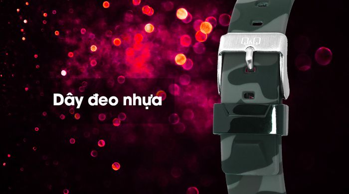 Đồng hồ nam/nữ Q&Q M153J009Y có dây đeo bằng nhựa