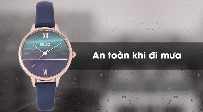 Đồng hồ nữ Elio EL029-01 có hệ số chống nước 3 ATM