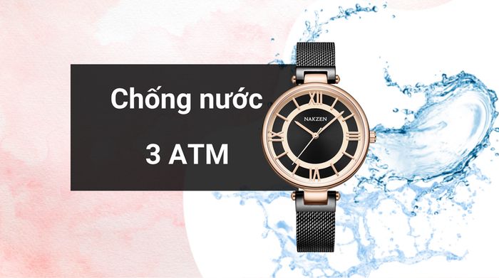 Khả năng kháng nước của mẫu đồng hồ