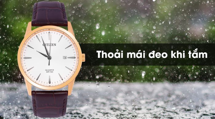 Đồng hồ nam Citizen BI5002-14A có khả năng chống nước khá tốt