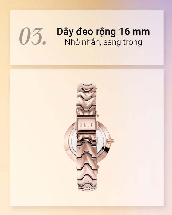 Đồng hồ Nữ Elle ELL21043 có dây đeo rộng 16 mm