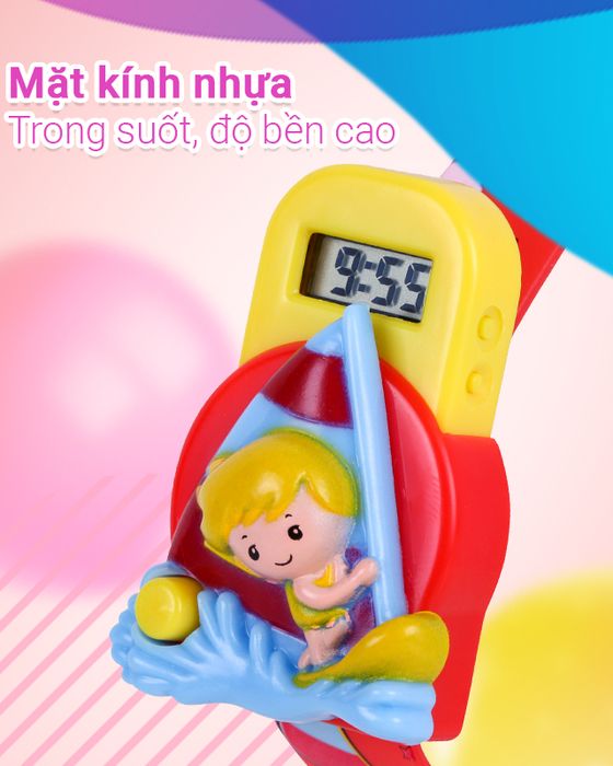 Đồng hồ trẻ em Smile Kid SL061-02 có mặt kính trong suốt