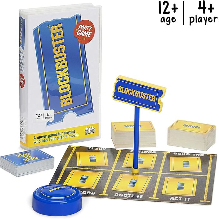 An image of the Blockbuster game is displayed