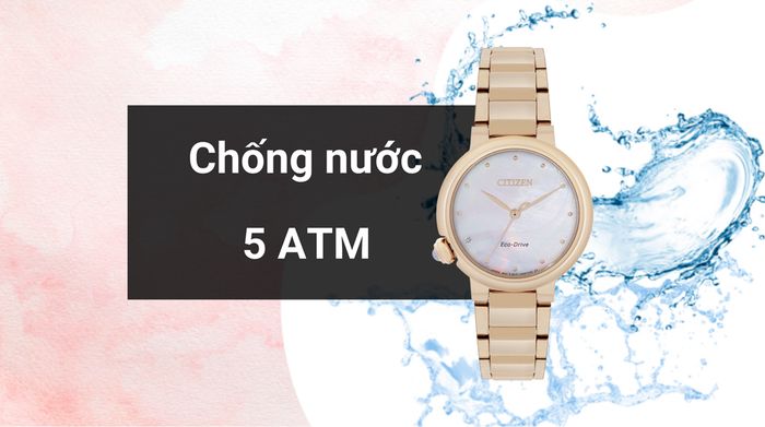Khả năng kháng nước của mẫu đồng hồ