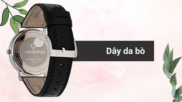 Chất liệu dây đeo của mẫu đồng hồ