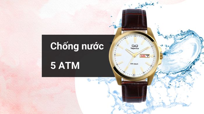 Khả năng kháng nước của mẫu đồng hồ