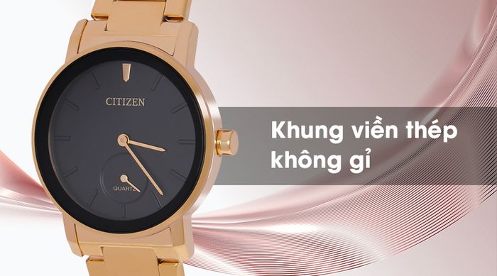 Đồng hồ Nữ Citizen EQ9062-58E có khung viền bền chắc