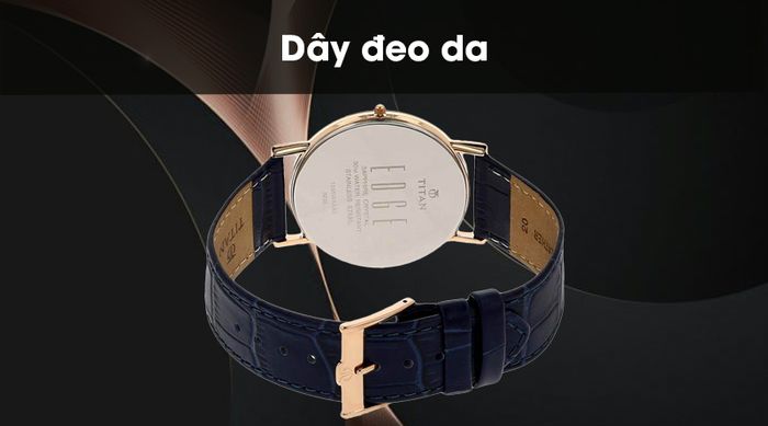 Đồng hồ nam Titan 1595WL02 Xanh có dây đeo êm ái