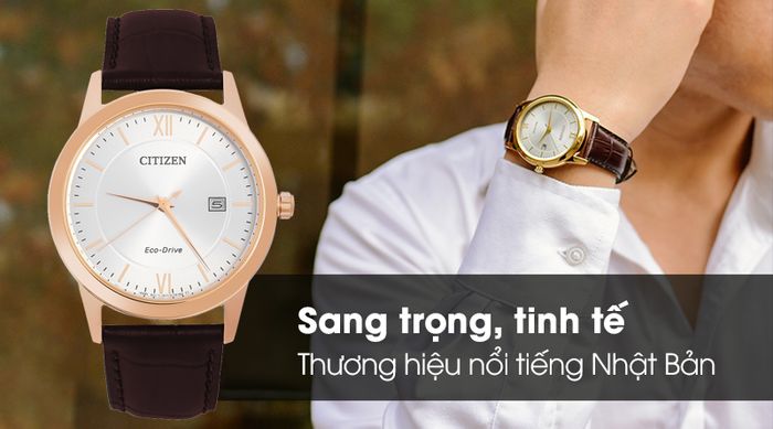 Đồng hồ nam Citizen AW1232-12A sang trọng, tinh tế