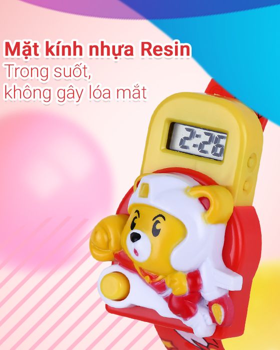 Đồng hồ trẻ em Smile Kid SL062-02 có mặt kính trong suốt