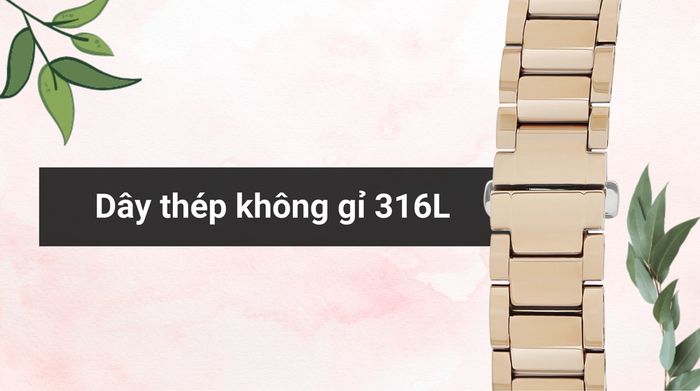 Chất liệu dây đeo của mẫu đồng hồ