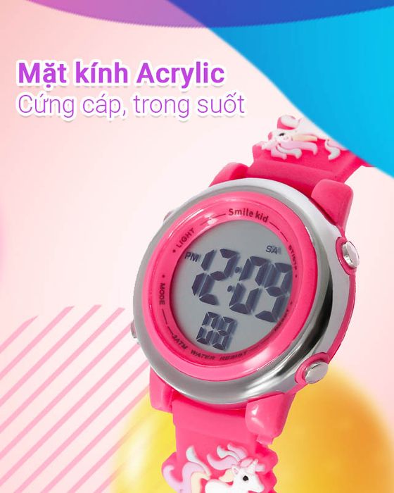 Đồng hồ Trẻ em Smile Kid SL052-01 có mặt kính trong suốt