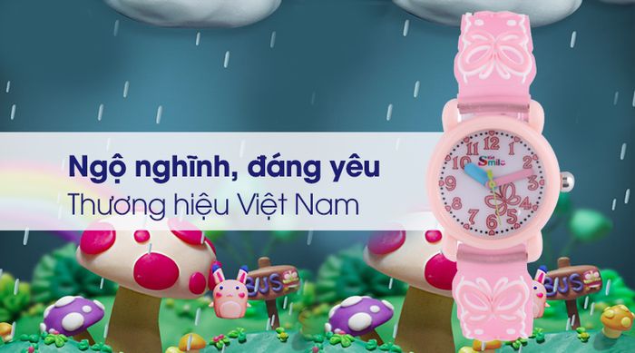 Đồng hồ trẻ em Smile Kid SL030-01 mang nét đáng yêu