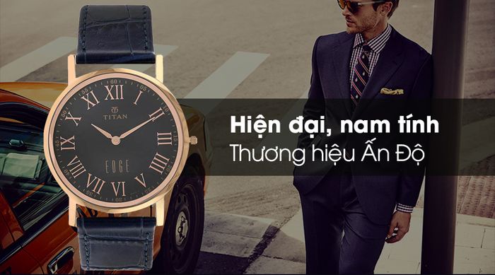 Đồng hồ nam Titan 1595WL02 có thiết kế sang trọng và tinh tế