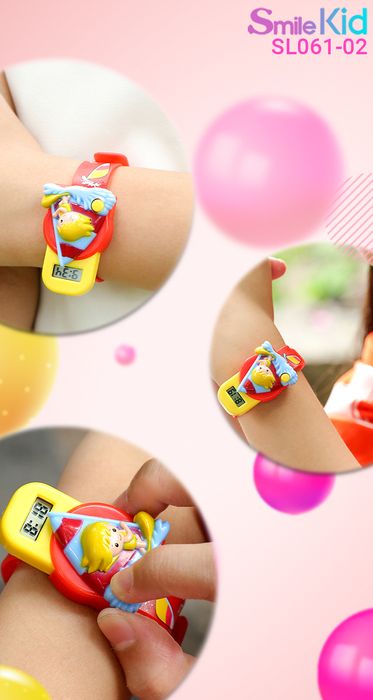 Đồng hồ trẻ em Smile Kid SL061-02 khi đeo trên tay