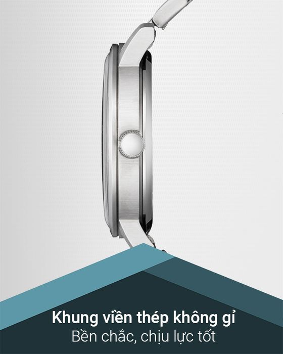 Đồng hồ nam Citizen BM7460-88H có khung viền chắc chắn