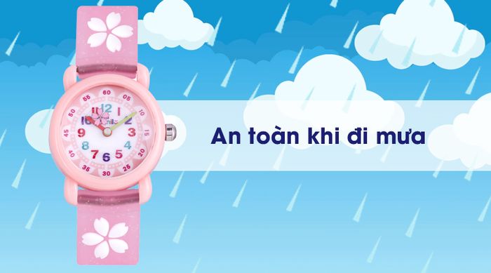 Đồng hồ trẻ em Smile Kid SL044-01 có hệ số chống nước 3 ATM