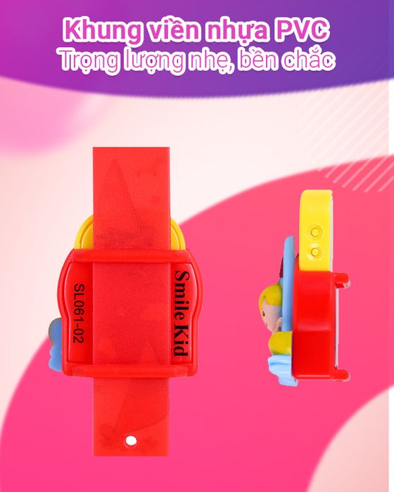 Đồng hồ trẻ em Smile Kid SL061-02 với khung viền chắc chắn