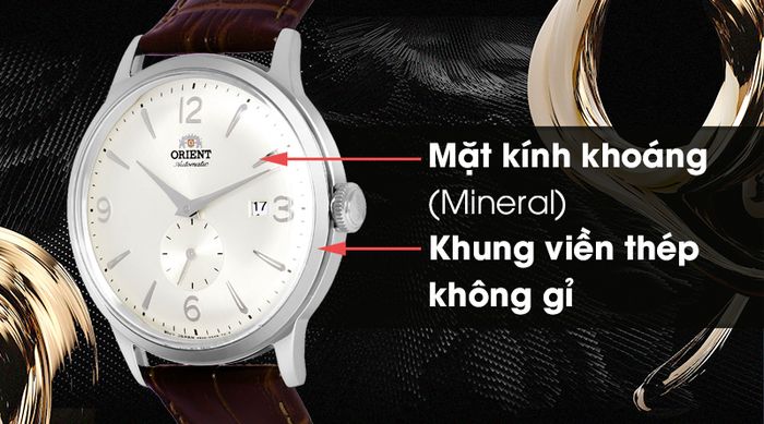 Đồng hồ nam Orient RA-AP0003S10B - Cơ tự động có khung viền bằng thép không gỉ, mặt kính khoáng trong suốt
