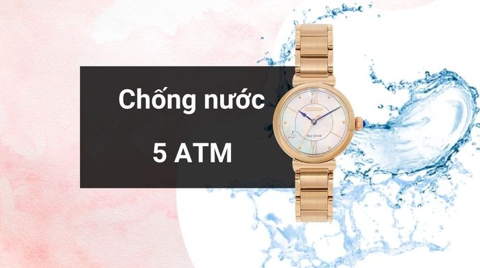Khả năng kháng nước của mẫu đồng hồ