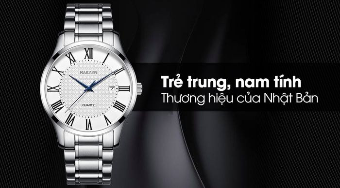 Đồng hồ nam Nakzen SS4073G-7 với thiết kế trẻ trung, nam tính