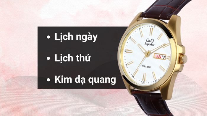 Tiện ích của mẫu đồng hồ