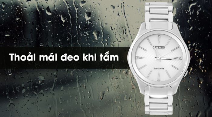Đồng hồ Nữ Citizen EM0597-80A - Eco-Drive chống nước 5ATM
