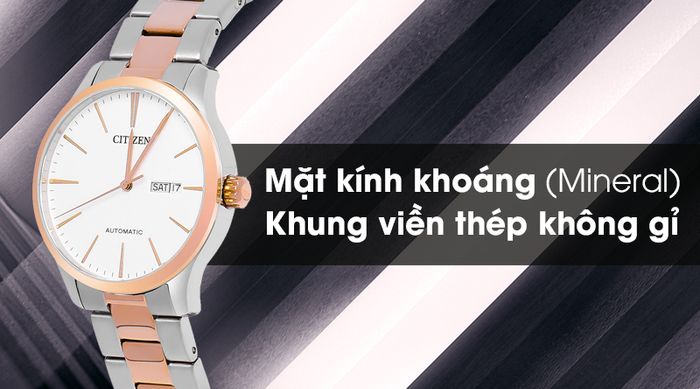 Đồng hồ Nam Citizen NH8356-87A - Cơ tự động chịu lực tốt