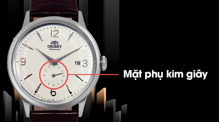 Đồng hồ nam Orient RA-AP0003S10B - Cơ tự động được trang bị thêm một mặt phụ kim giây