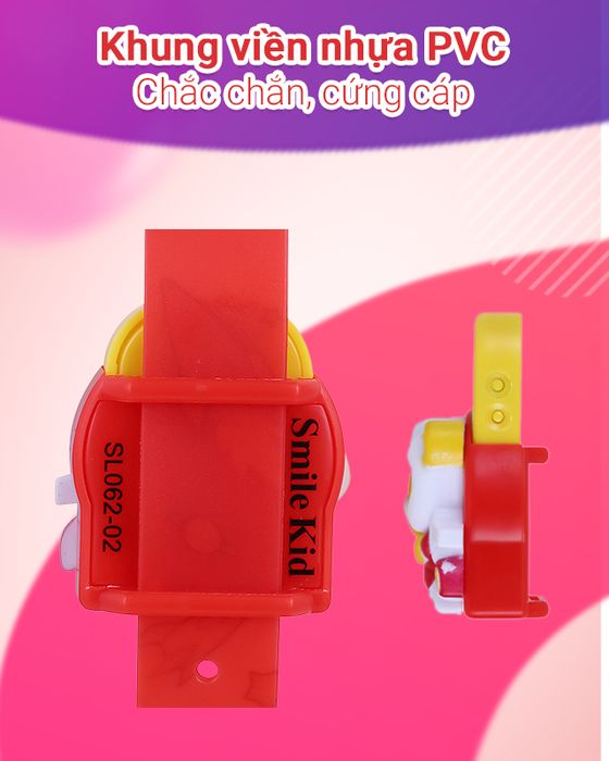 Đồng hồ trẻ em Smile Kid SL062-02 với khung viền chắc chắn