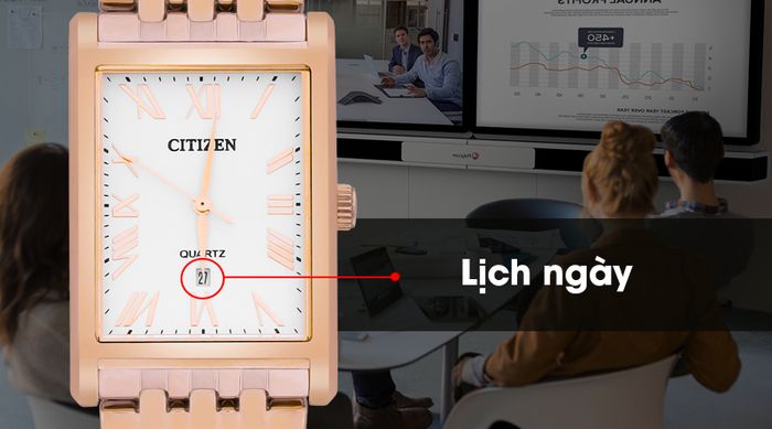 Đồng hồ nam Citizen BH3003-51A trang bị lịch ngày tiện ích