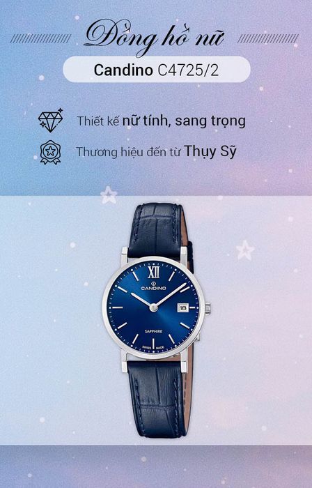 Tổng quan về đồng hồ nữ Candino C4725/2