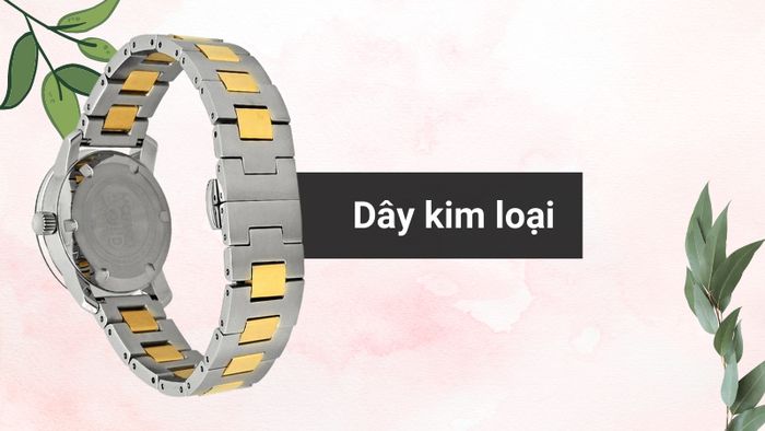 Chất liệu dây đeo của mẫu đồng hồ
