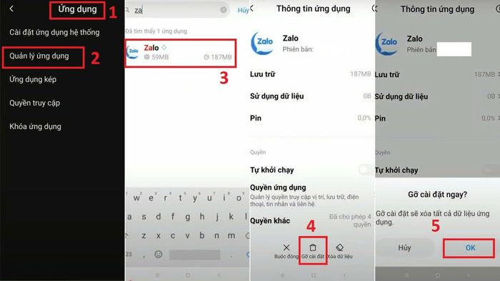 Hướng dẫn cách tải Zalo phiên bản cũ - Bước đầu tiên