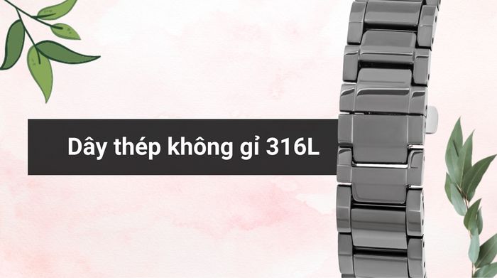 Chất liệu dây đeo của mẫu đồng hồ
