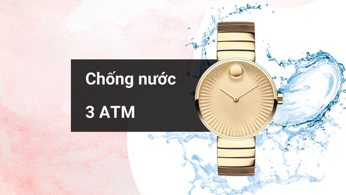 Khả năng kháng nước của mẫu đồng hồ