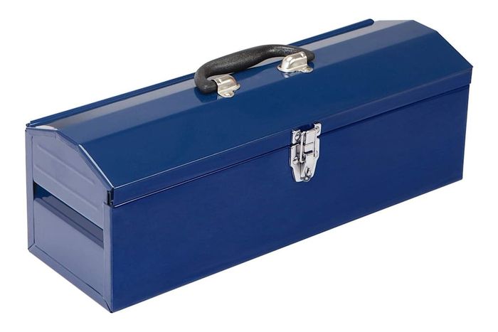 TCE Roof-Style Metal Tool Box