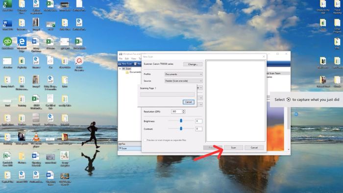 Hướng dẫn quét file PDF trên máy tính Windows - bước 4