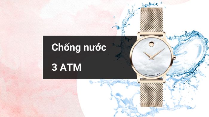 Khả năng kháng nước của mẫu đồng hồ