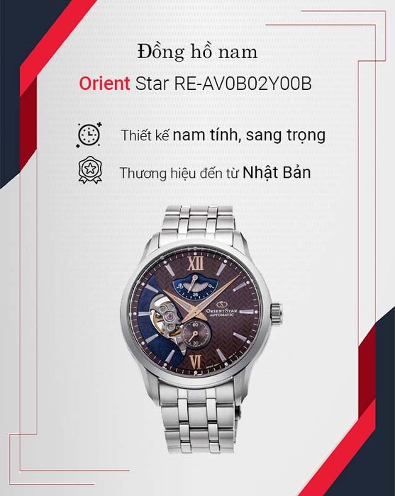 Tổng quan về đồng hồ Nam Orient Star RE-AV0B02Y00B