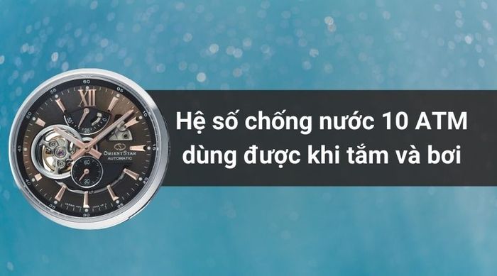 hệ số chống nước 10 ATM